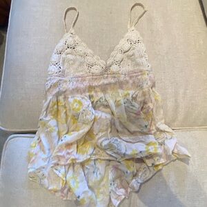 Free People Tie-back Tank Top